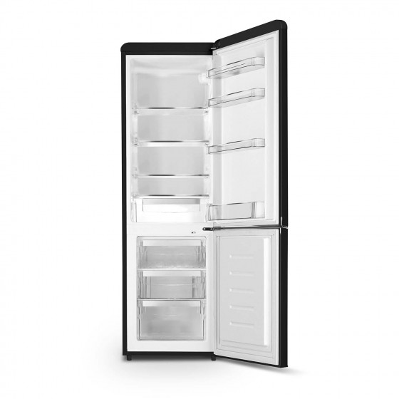 Réfrigérateur combiné vintage 249 L noir  - RARC250BV