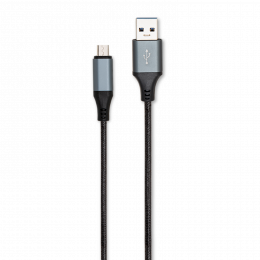 Cordon USB 2.0 a/micro USB m/m noir 1m