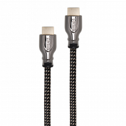Cordon HDMI 2.0 4k nylon noir m/m 1m - GMRAVIDEO5000
