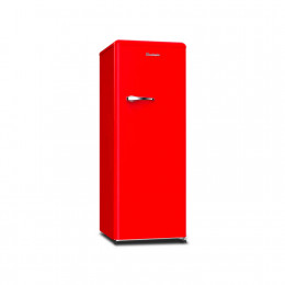 Refrigerator, 1 door, vintage, 243 L, red