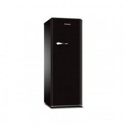 Refrigerator, 1 door, vintage, 229 L, black