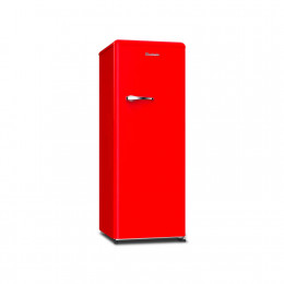 Refrigerator, 1 door, vintage, 229 L, red