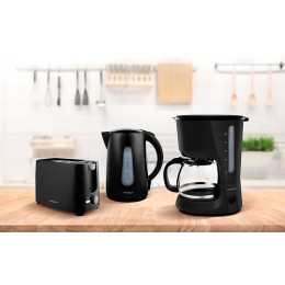 Cafetière filtre 1.25 L Noir