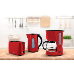 Cafetière filtre 1.25 L Rouge