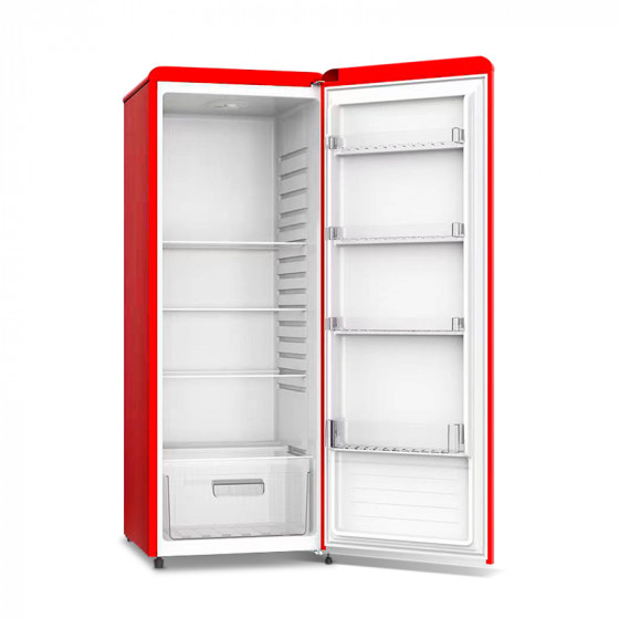 Réfrigérateur vintage 1 porte Tout Utile 243 L rouge