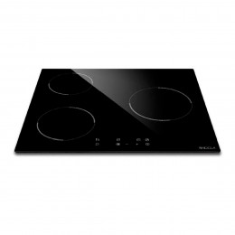 Table de cuisson induction 3 foyers 60 cm noir